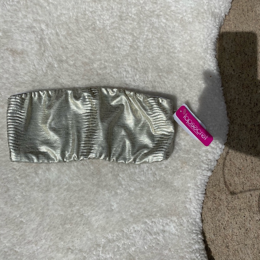 Topsecret bandeau shiny gold/platinum small